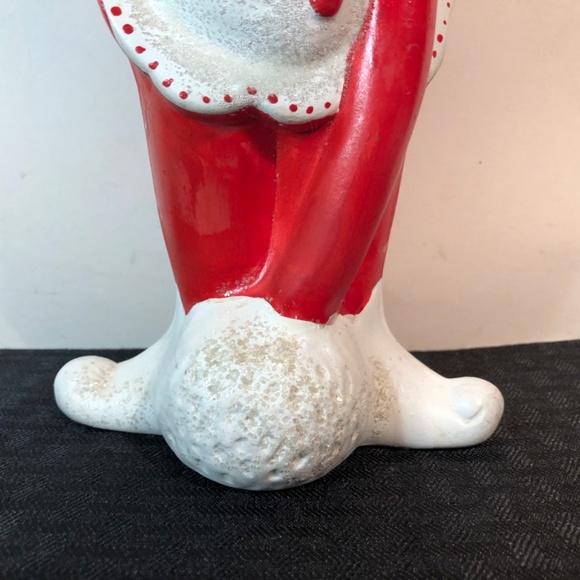 Vintage Japan 50s Hand painted ceramic Christmas elf 9.5 inches tall - Picture 4 of 12